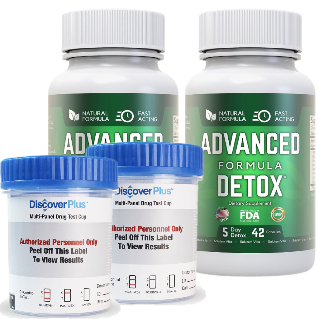 Drug Detox Set - Advanced Formula Detox, Multi Panel Drug Test Cup