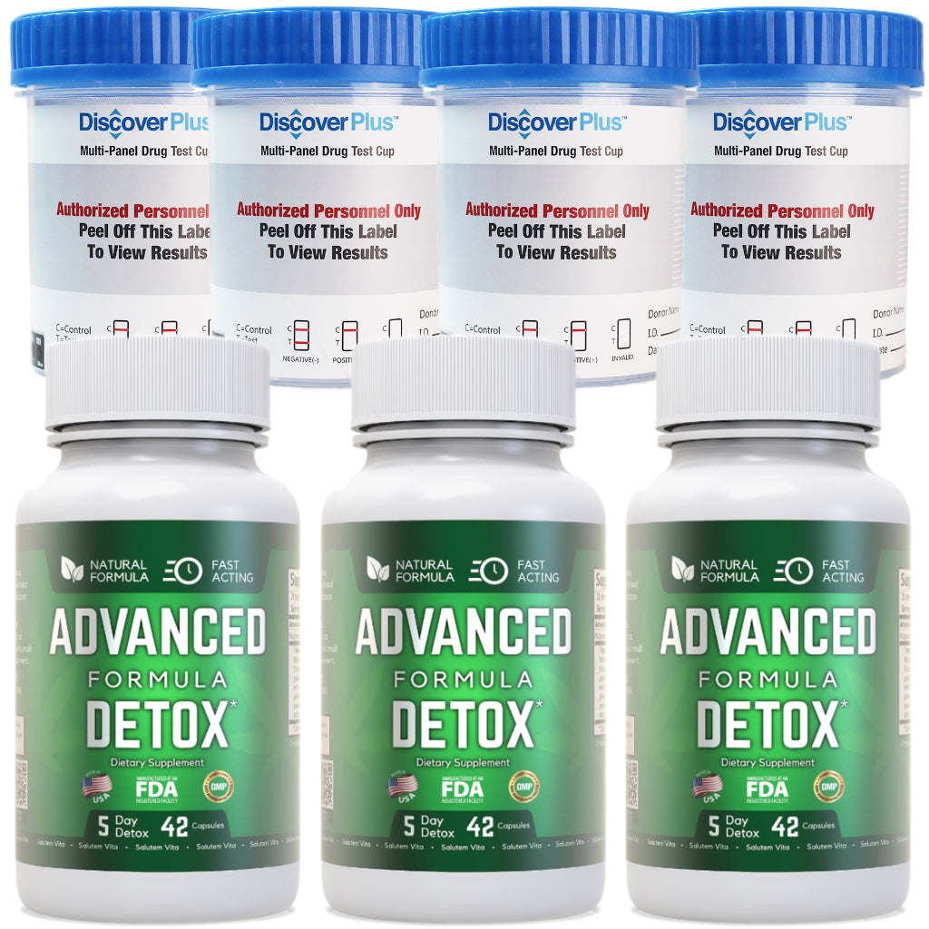 Drug Detox Set - Advanced Formula Detox, Multi Panel Drug Test Cup