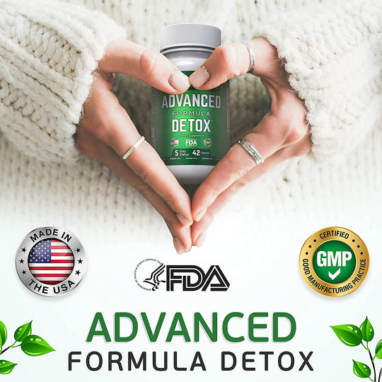 Advanced Formula Detox [3 pack] - Potent Liver & Urinary Tract Cleanse Supplement for Toxin Removal