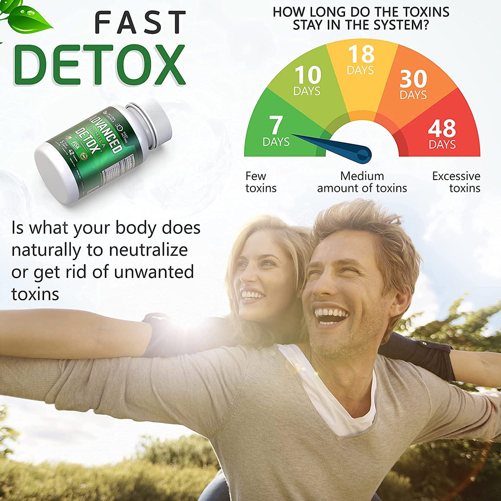 Advanced Formula Detox [3 pack] - Potent Liver & Urinary Tract Cleanse Supplement for Toxin Removal
