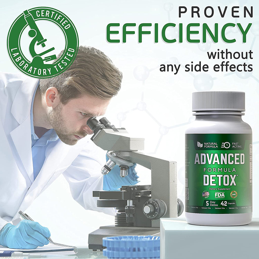 Advanced Formula Detox [2 pack] - Potent Liver & Urinary Tract Cleanse Supplement for Toxin Removal